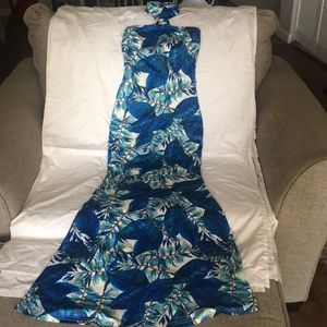 Long Flower Dress